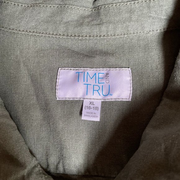 Linen Jacket, Time and True, new with tags - Picture 2 of 2